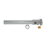 Eastman 04182LF 3/8 in. OD x 1/2 in. Brass Sweat Multi-Turn Angle Stop Valve with 5 in. Extension Tube - 3