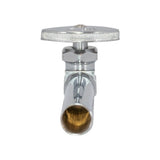 Eastman 04183LF 3/8 in. OD x 1/2 in. Sweat Multi-Turn Straight Stop Valve with Extension Tube - 3
