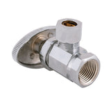 Eastman 04319LF 3/8 in. OD x 3/8 in. FIP Multi-Turn Angle Stop Valve - 2