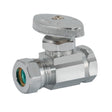 Eastman 04327LF 7/16 in. or 1/2 in. Slip Joint x 1/2 in. FIP Straight Multi Turn Stop Valve