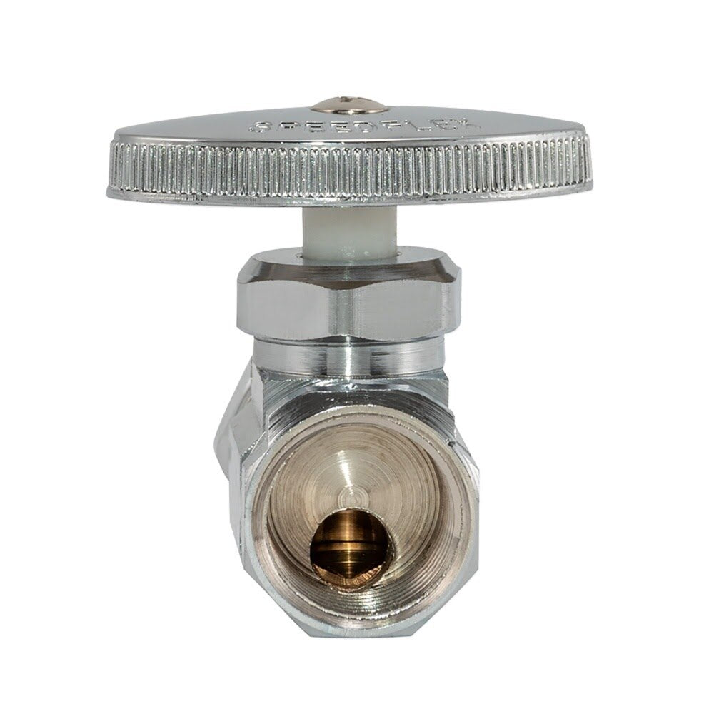 Eastman 04327LF 7/16 in. or 1/2 in. Slip Joint x 1/2 in. FIP Straight Multi Turn Stop Valve - 3