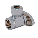 Eastman 04328LF 7/16 in. or 1/2 in. Slip Joint x 1/2 in. FIP Multi-Turn Angle Stop Valve - 3