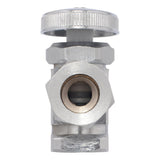 Eastman 04336LF 1/2 in. OD x 3/8 in. FIP Chrome-Plated Multi-Turn Angle Stop Valve - 3