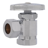 Eastman 04338LF 1/2 in. OD x 1/2 in. FIP Chrome-Plated Multi-Turn Angle Stop Valve