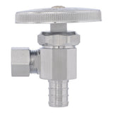 Eastman 04341LF 3/8 in OD x 1/2 in PEX Multi-Turn Angle Stop Valve - 2