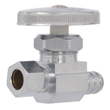 Eastman 04342LF 3/8 in. OD x 1/2 in. PEX Straight Multi Turn Stop Valve