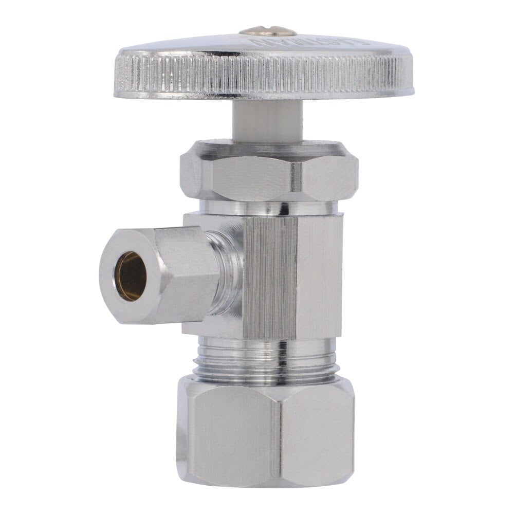 Eastman 04344LF 1/4 in. OD x 5/8 in. OD Compression Multi-Turn Angle Stop Valve