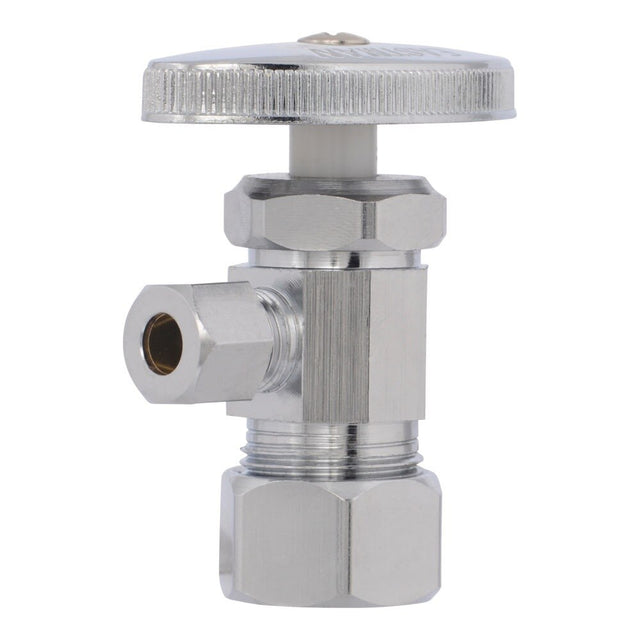 Eastman 04344LF 1/4 in. OD x 5/8 in. OD Compression Multi-Turn Angle Stop Valve