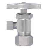 Eastman 04344LF 1/4 in. OD x 5/8 in. OD Compression Multi-Turn Angle Stop Valve - 2