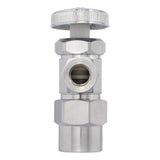 Eastman 04345LF 3/8 in. OD x 1/2 in. CPVC Multi-Turn Chrome-Plated Angle Stop Valve - 3