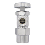 Eastman 04345LF 3/8 in. OD x 1/2 in. CPVC Multi-Turn Chrome-Plated Angle Stop Valve - 3