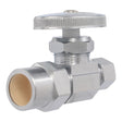 Eastman 04346LF 3/8 in OD x 1/2 in CPVC Straight Multi-Turn Stop Valve Chrome-Plated