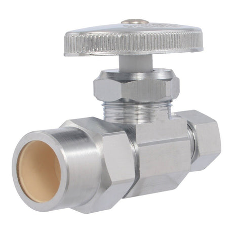 Eastman 04346LF 3/8 in OD x 1/2 in CPVC Straight Multi-Turn Stop Valve Chrome-Plated