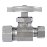 Eastman 04347LF 3/8 in. OD x 5/8 in. Compression Multi-Turn Straight Stop Valve for Potable Water - 2