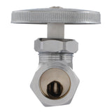 Eastman 04347LF 3/8 in. OD x 5/8 in. Compression Multi-Turn Straight Stop Valve for Potable Water - 3