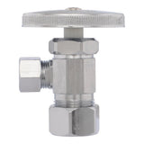 Eastman 04348LF 3/8 in. OD x 5/8 in. OD Multi-Turn Angle Compression Stop Valve - 2
