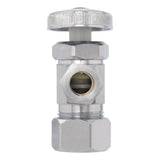 Eastman 04348LF 3/8 in. OD x 5/8 in. OD Multi-Turn Angle Compression Stop Valve - 3