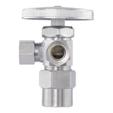 Eastman 04349LF 3/8 in OD x 3/8 in OD x 1/2 in CPVC Multi-Turn Dual Outlet Angle Stop Valve - 2