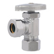 Eastman 04356LF 7/16 in. or 1/2 in. Slip Joint x 5/8 in. OD Multi-Turn Angle Stop Valve