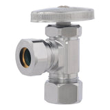 Eastman 04356LF 7/16 in. or 1/2 in. Slip Joint x 5/8 in. OD Multi-Turn Angle Stop Valve