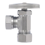 Eastman 04356LF 7/16 in. or 1/2 in. Slip Joint x 5/8 in. OD Multi-Turn Angle Stop Valve - 2