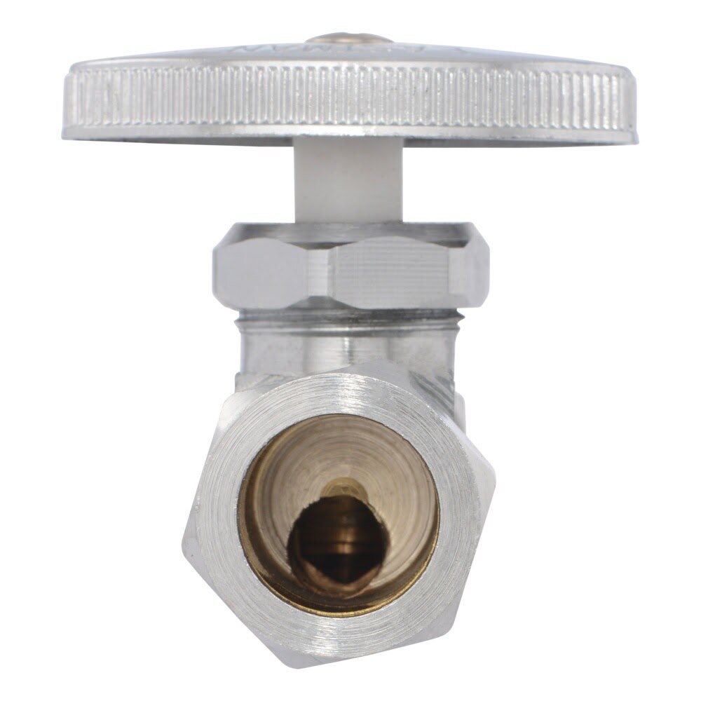 Eastman 04357LF 1/2 in. OD x 5/8 in. Compression Straight Multi Turn Stop Valve - 3