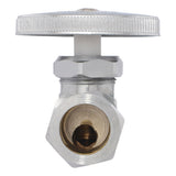 Eastman 04357LF 1/2 in. OD x 5/8 in. Compression Straight Multi Turn Stop Valve - 3