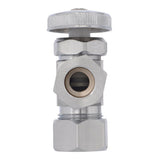 Eastman 04358LF 1/2 in. OD x 5/8 in. Compression Multi-Turn Angle Stop Valve - 2