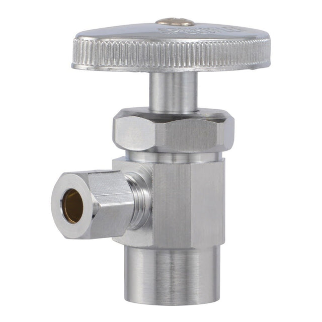 Eastman 04384LF 1/4 in OD x 1/2 in Sweat Multi-Turn Angle Stop Valve