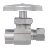 Eastman 04385LF 3/8 in OD x 1/2 in Sweat Straight Stop Multi-Turn Valve - 2