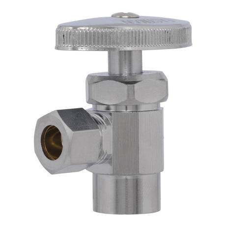 Eastman 04387LF 3/8 in. OD x 1/2 in. Sweat Multi-Turn Angle Stop Valve for Fixture Supply Lines
