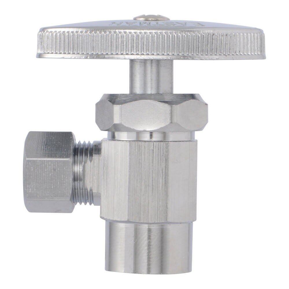 Eastman 04387LF 3/8 in. OD x 1/2 in. Sweat Multi-Turn Angle Stop Valve for Fixture Supply Lines - 2