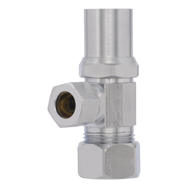 Eastman 04456LF 3/8 in. OD x 5/8 in. OD Compression Multi-Turn Angle Stop Valve Loose Key
