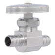 Eastman 04492LF 1/2 in. PEX Crimp x 1/2 in. PEX Crimp Multi-Turn Straight Stop Valve