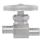 Eastman 04492LF 1/2 in. PEX Crimp x 1/2 in. PEX Crimp Multi-Turn Straight Stop Valve - 2