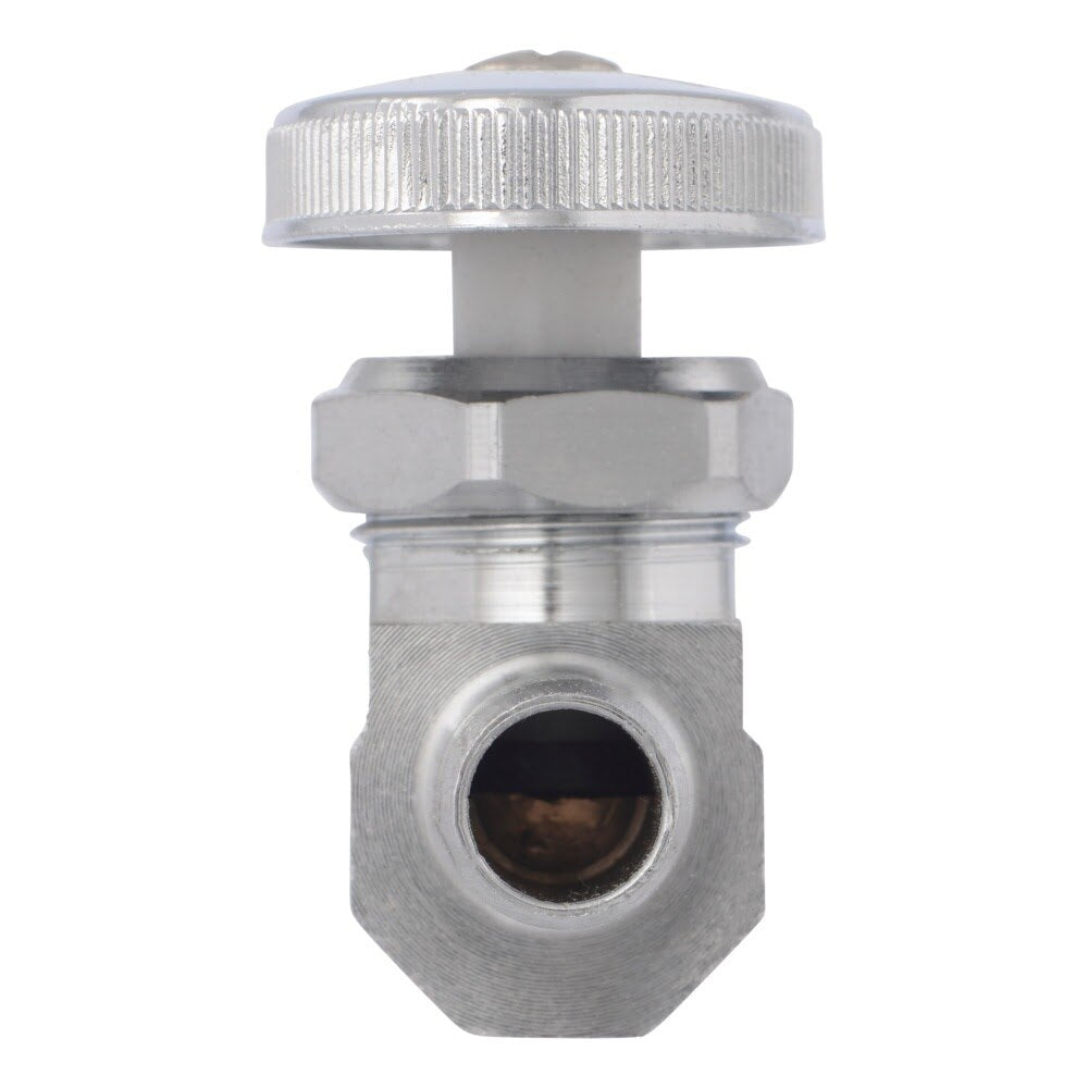 Eastman 04492LF 1/2 in. PEX Crimp x 1/2 in. PEX Crimp Multi-Turn Straight Stop Valve - 3