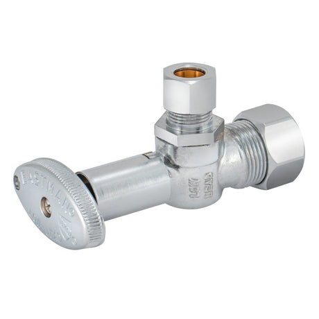 Eastman 10722LF 3/8 in. OD x 5/8 in. OD Quarter Turn Angle Stop Valve Loose Key