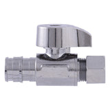Eastman 10723LF 3/8 in. OD x 1/2 in. Expansion PEX Quarter Turn Straight Stop Valve - 2