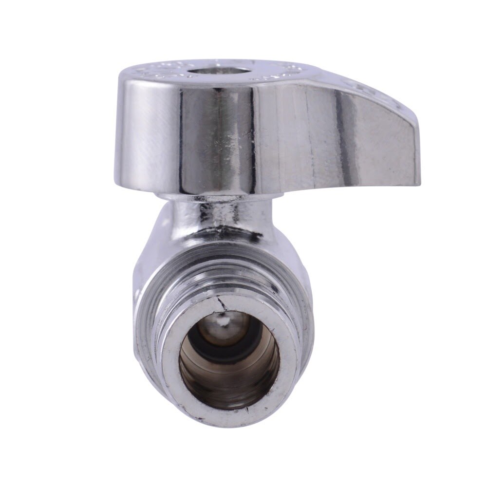 Eastman 10723LF 3/8 in. OD x 1/2 in. Expansion PEX Quarter Turn Straight Stop Valve - 3