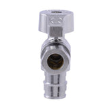 Eastman 10724LF 3/8 in. OD x 1/2 in. PEX Quarter Turn Expansion Angle Stop Valve - 3