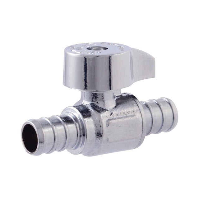 Eastman 10725LF 1/2 in. PEX x 1/2 in. PEX Quarter Turn Straight Stop Valve