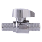 Eastman 10725LF 1/2 in. PEX x 1/2 in. PEX Quarter Turn Straight Stop Valve - 2