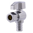 Eastman 10727LF 3/8 in. OD x 1/2 in. PEX Quarter Turn Angle Stop Valve