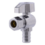 Eastman 10727LF 3/8 in. OD x 1/2 in. PEX Quarter Turn Angle Stop Valve