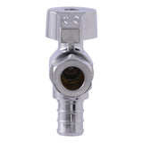 Eastman 10727LF 3/8 in. OD x 1/2 in. PEX Quarter Turn Angle Stop Valve - 3