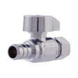 Eastman 10728LF 3/8 in. OD x 1/2 in. PEX Quarter Turn Crimp Straight Stop Valve