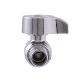 Eastman 10728LF 3/8 in. OD x 1/2 in. PEX Quarter Turn Crimp Straight Stop Valve - 3