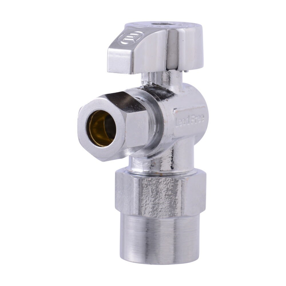 Eastman 10729LF 3/8 in. OD x 1/2 in. CPVC Quarter Turn Angle Stop Valve Lead Free