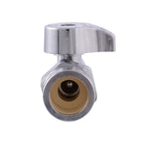 Eastman 10730LF 3/8 in. OD x 1/2 in. CPVC Quarter-Turn Straight Stop Valve - 3
