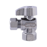 Eastman 10731LF 3/8 in OD x 3/8 in FIP Quarter Turn Angle Stop Valve - 2